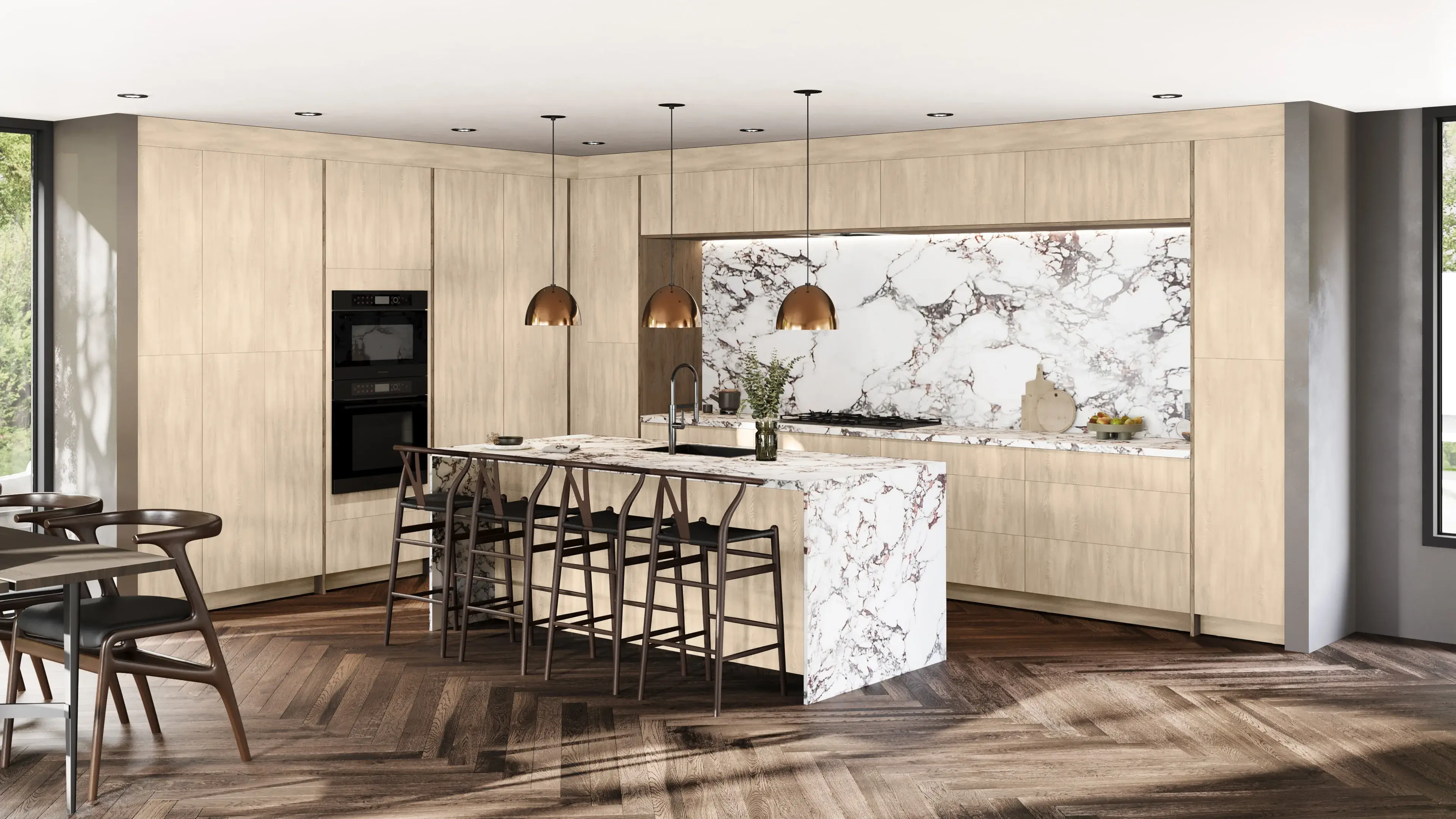 Illume® Catalina Como Ash 2 15"W x 30"H x 24"D Base Cabinet (B15FD)