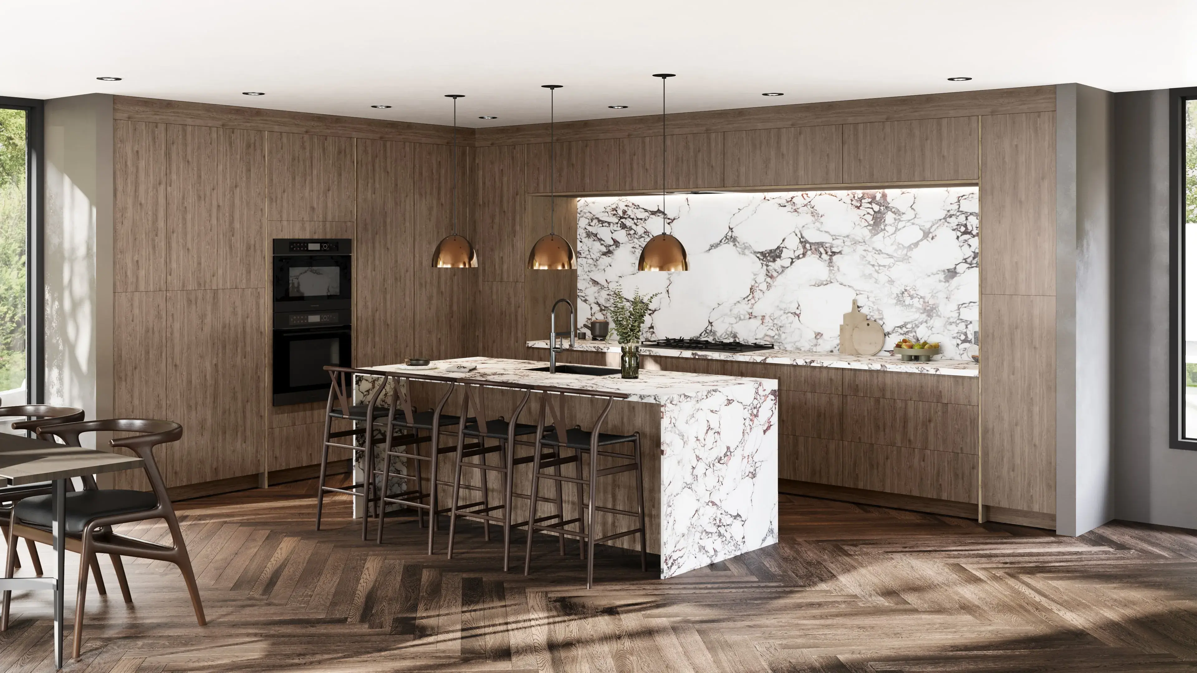 Illume® Catalina Hickory Rock 18"W x 30"H x 24"D Base Cabinet (B18FD)