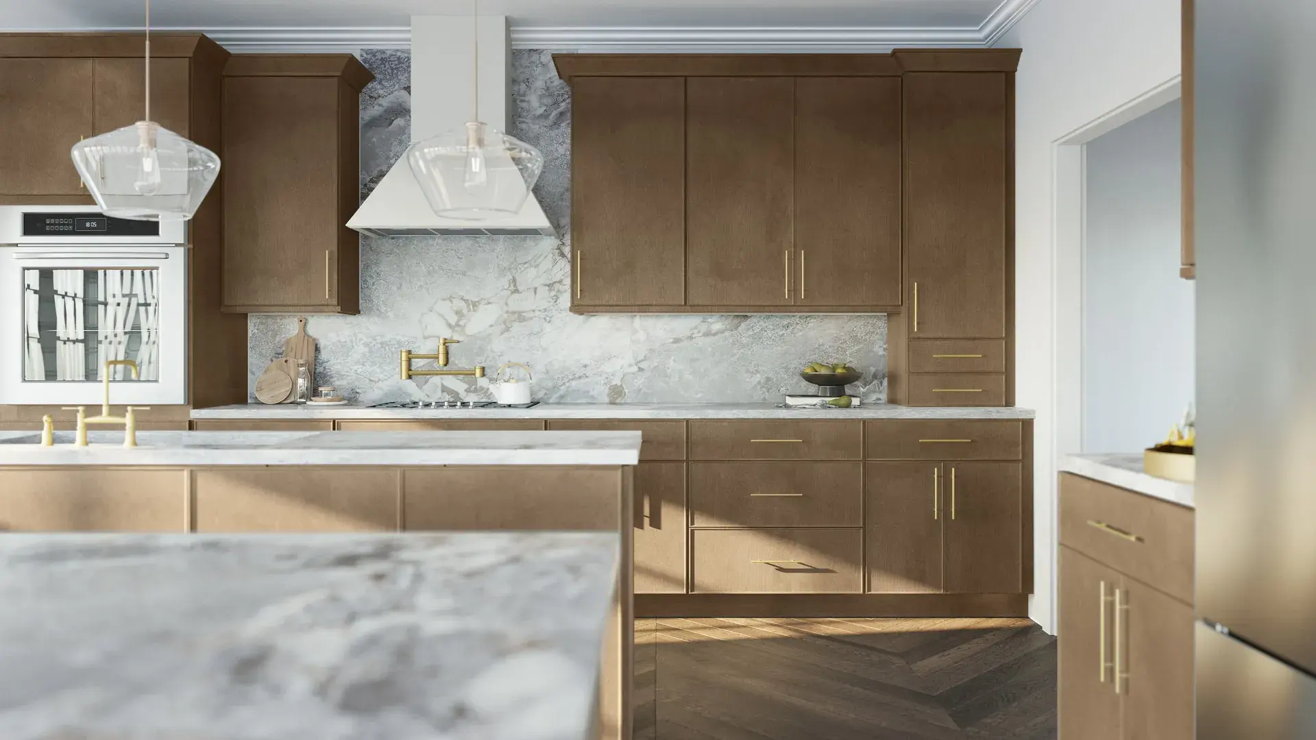 Allure® Echo Mocha 9"W x 30"H x 12"D Wall Cabinet (W0930)