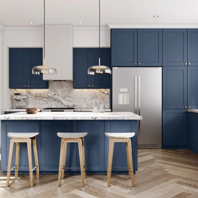 Illume® Tuscany Azul Indigo 12"W x 30"H x 21"D Vanity Cabinet (VB12)
