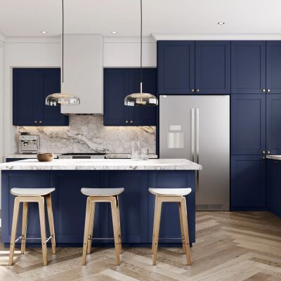 Illume® Tuscany Azul Marino 15"W x 30"H x 21"D Vanity Drawer Base (VDB15)