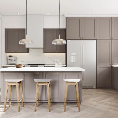 Illume® Tuscany Basalto 36"W x 30"H x 24"D Sink Base Cabinet (SB36FD)