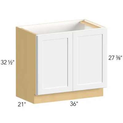 Classic Versailles White 36"W x 32.5"H x 21"D Vanity Cabinet (V36-HA)