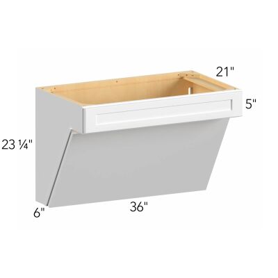 Allure® Galaxy Frost 36"W x 23"H x 21"D Vanity Cabinet (ADA-VSB36-WH-R)