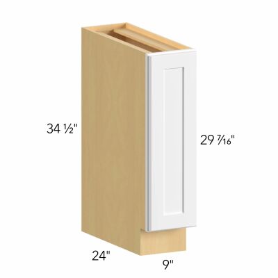 Allure® Galaxy Linen 9"W x 34.5"H x 24"D Base Cabinet (B09FD)