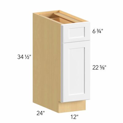 Allure® Galaxy Indigo 12"W x 34.5"H x 24"D Base Cabinet (B12)