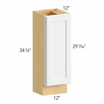 Allure® Fusion Stone 12"W x 34.5"H x 12"D Base Cabinet (B12FD-12D)