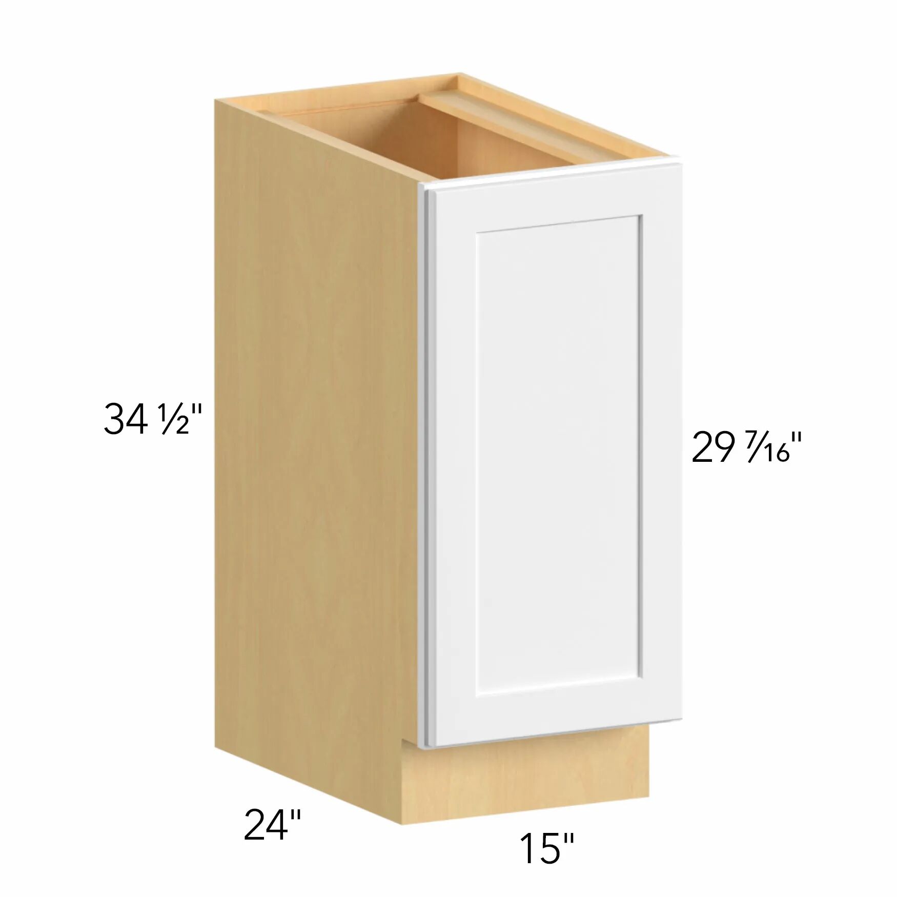 Allure® Galaxy Indigo 15"W x 34.5"H x 24"D Base Cabinet (B15FD)