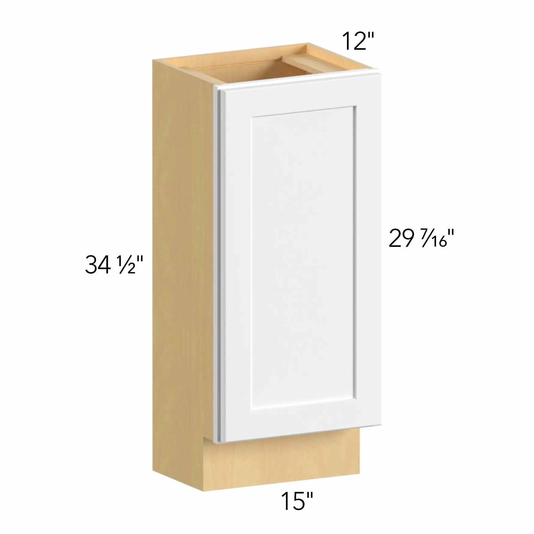 Allure® Galaxy Horizon 15"W x 34.5"H x 12"D Base Cabinet (B15FD-12D)