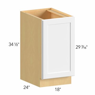 Allure® Galaxy Linen 18"W x 34.5"H x 24"D Base Cabinet (B18FD)