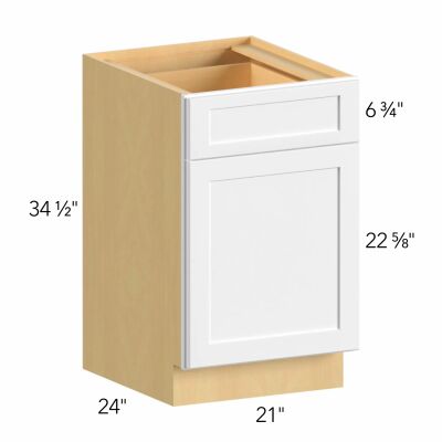 Allure® Galaxy Indigo 21"W x 34.5"H x 24"D Base Cabinet (B21)