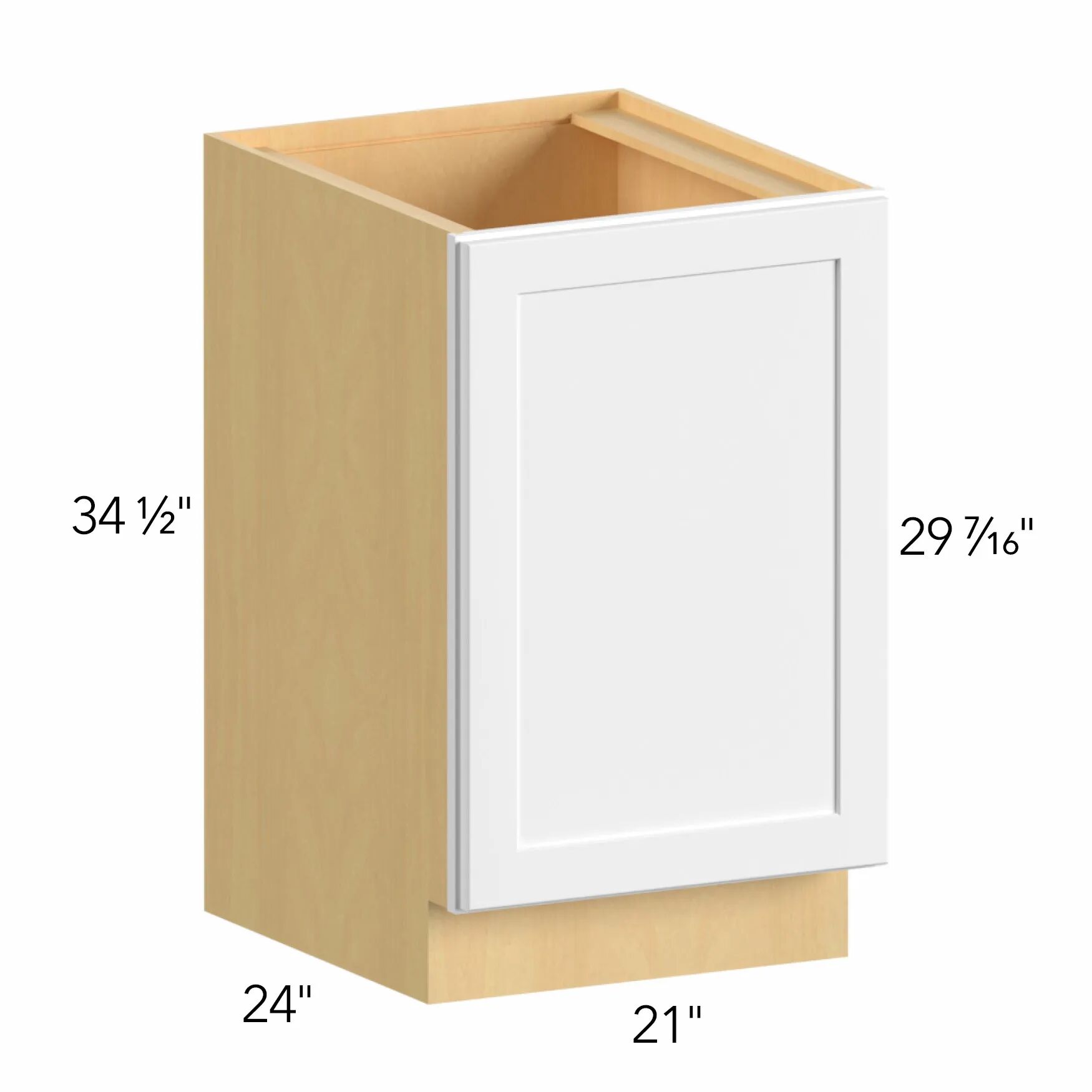 Allure® Galaxy Cobblestone 21"W x 34.5"H x 24"D Base Cabinet (B21FD)
