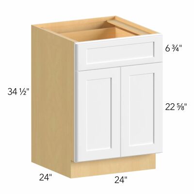Allure® Galaxy Linen 24"W x 34.5"H x 24"D Base Cabinet (B24)