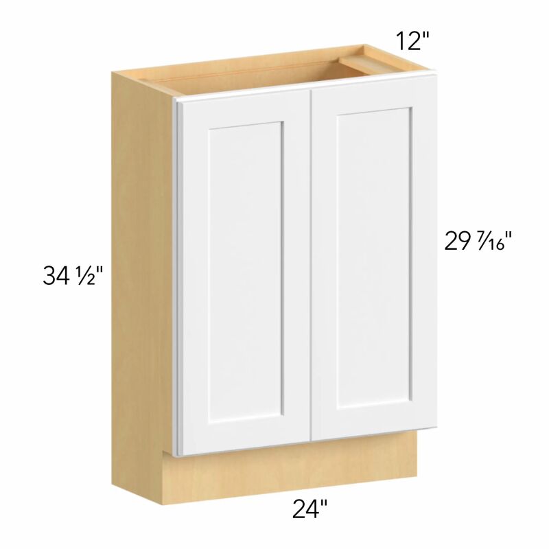 Allure® Fusion Dove 24"W x 34.5"H x 12"D Base Cabinet (B24FD-12D)