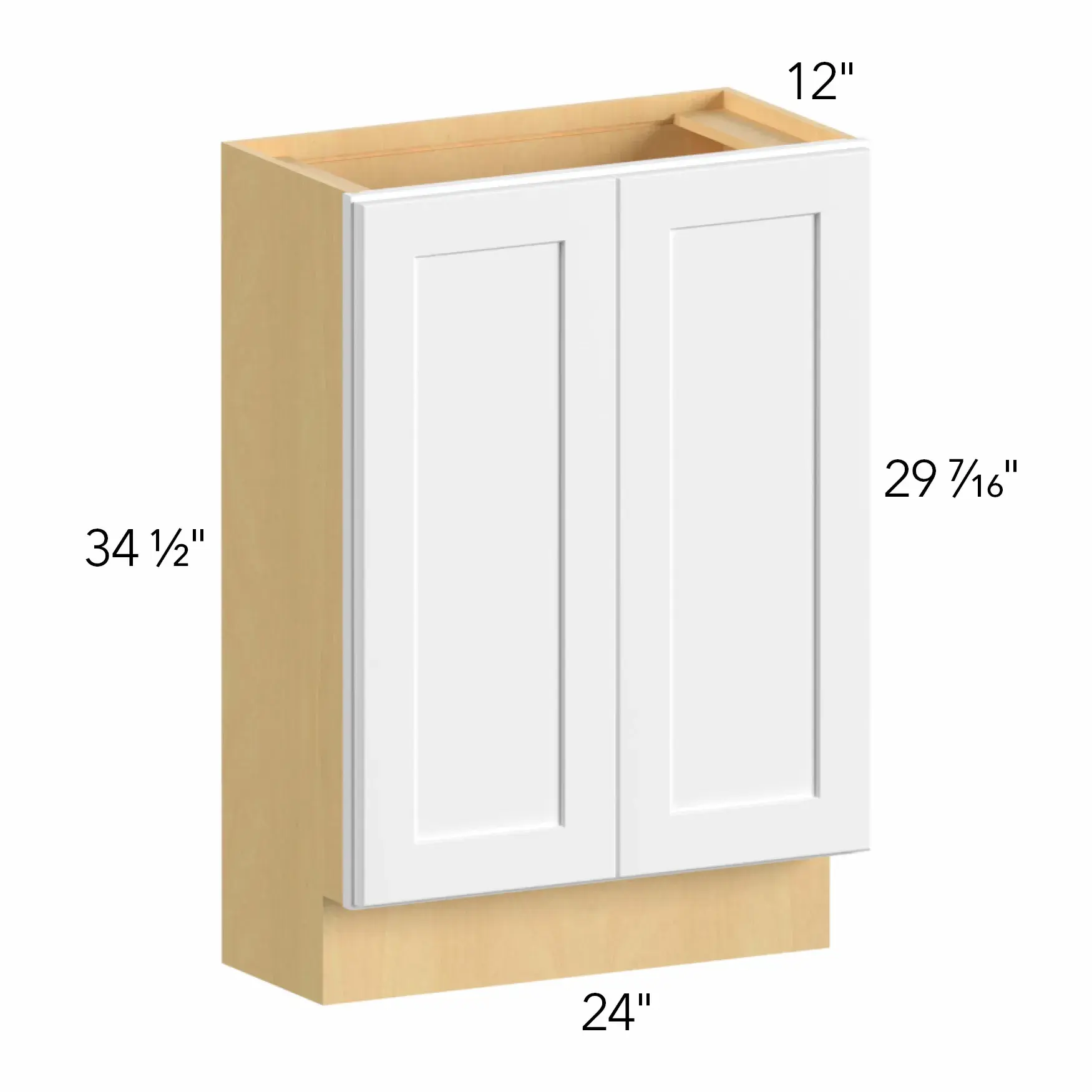Allure® Galaxy Horizon 24"W x 34.5"H x 12"D Base Cabinet (B24FD-12D)