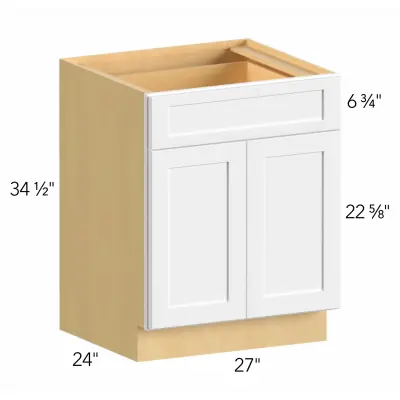 Allure® Galaxy Dove 27"W x 34.5"H x 24"D Base Cabinet (B27)
