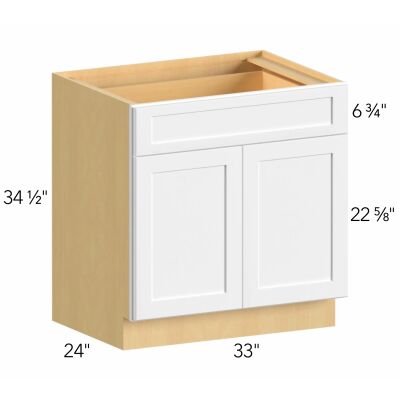 Allure® Galaxy Linen 33"W x 34.5"H x 24"D Base Cabinet (B33SDF)