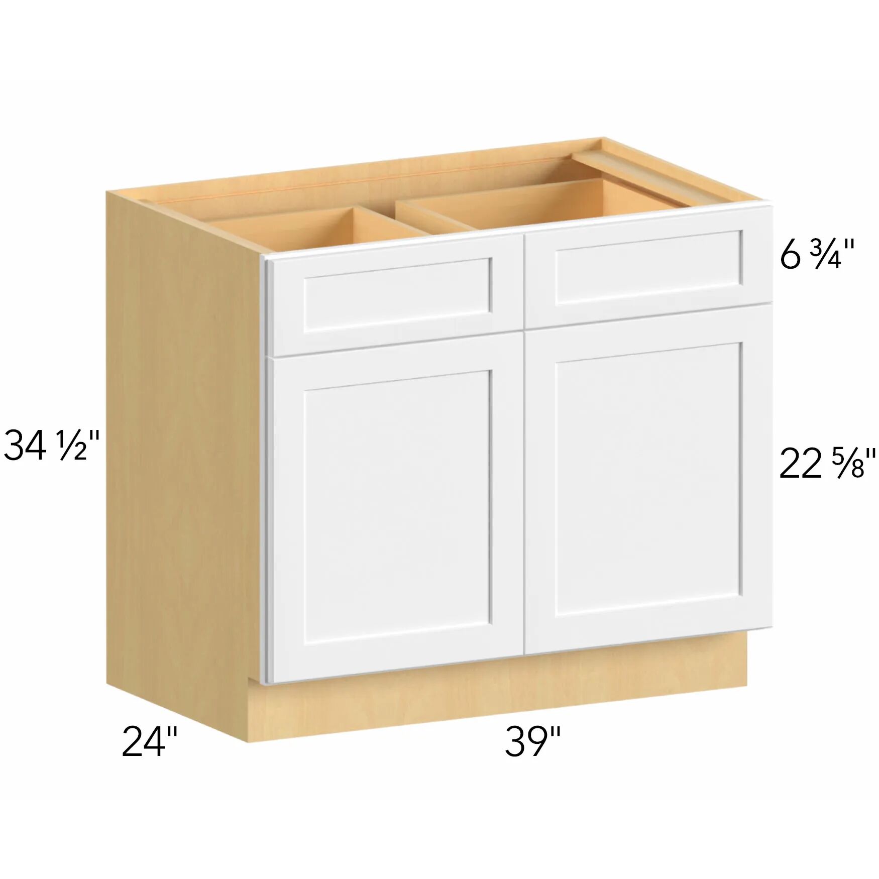 Allure® Galaxy Indigo 39"W x 34.5"H x 24"D Base Cabinet (B39)