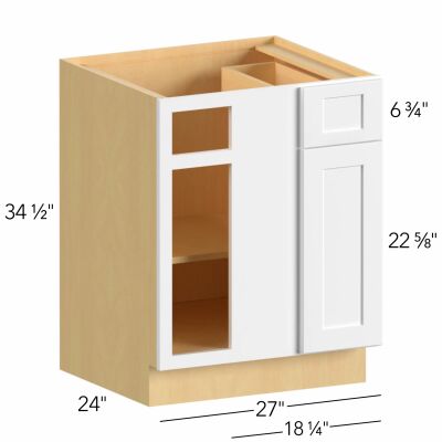 Allure® Galaxy Indigo 27"W x 34.5"H x 24"D Blind Corner Cabinet (BLB36/39)