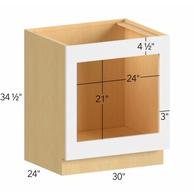 Allure® Galaxy Indigo 30"W x 34.5"H x 24"D Blind Corner Cabinet (BOC30)