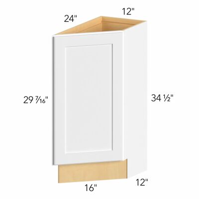 Allure® Galaxy Indigo 12"W x 34.5"H x 24"D Blind Corner Cabinet (BTR12)