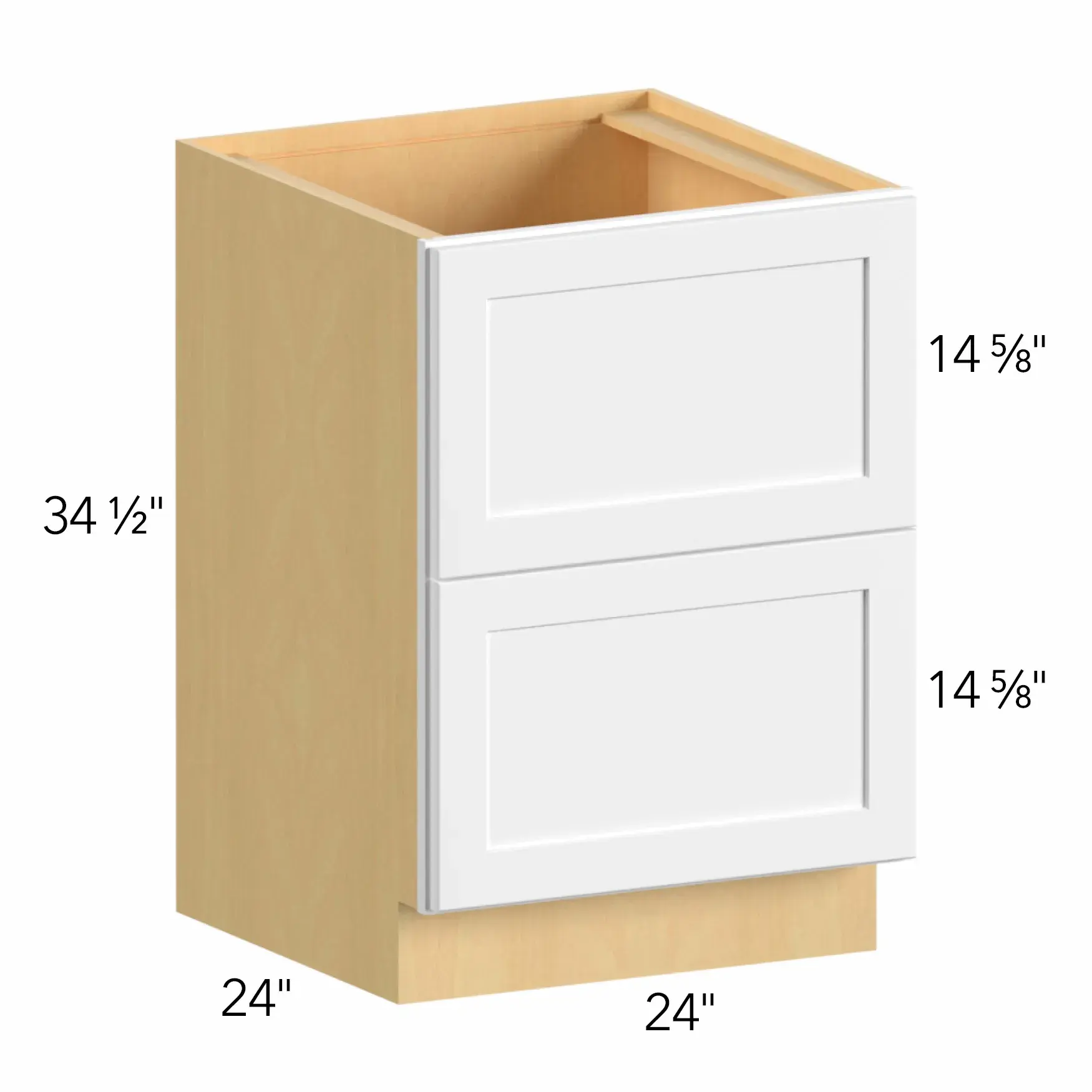 Allure® Galaxy Timber 24"W x 34.5"H x 24"D Drawer Base Cabinet (DB24-2)