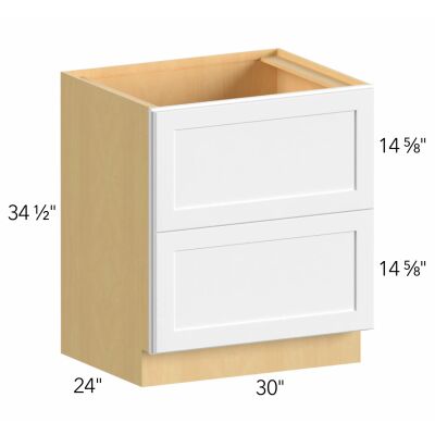 Allure® Galaxy Indigo 30"W x 34.5"H x 24"D Drawer Base Cabinet (DB30-2)