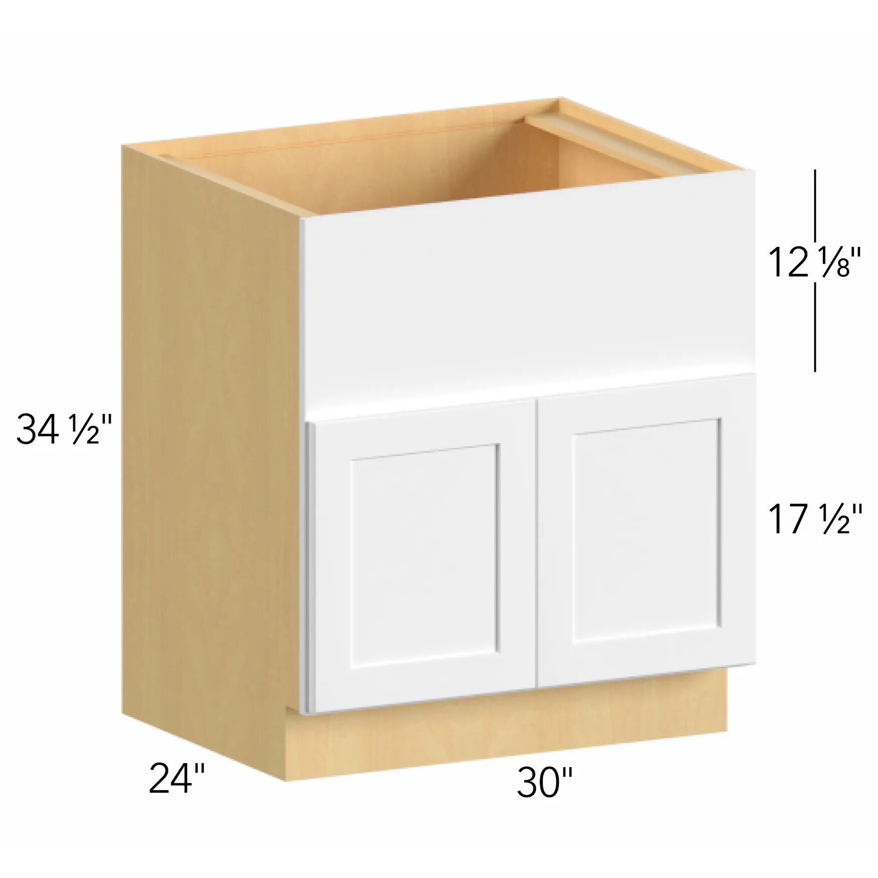 Allure® Galaxy Timber 30"W x 34.5"H x 24"D Specialty Base Cabinet (FS30)