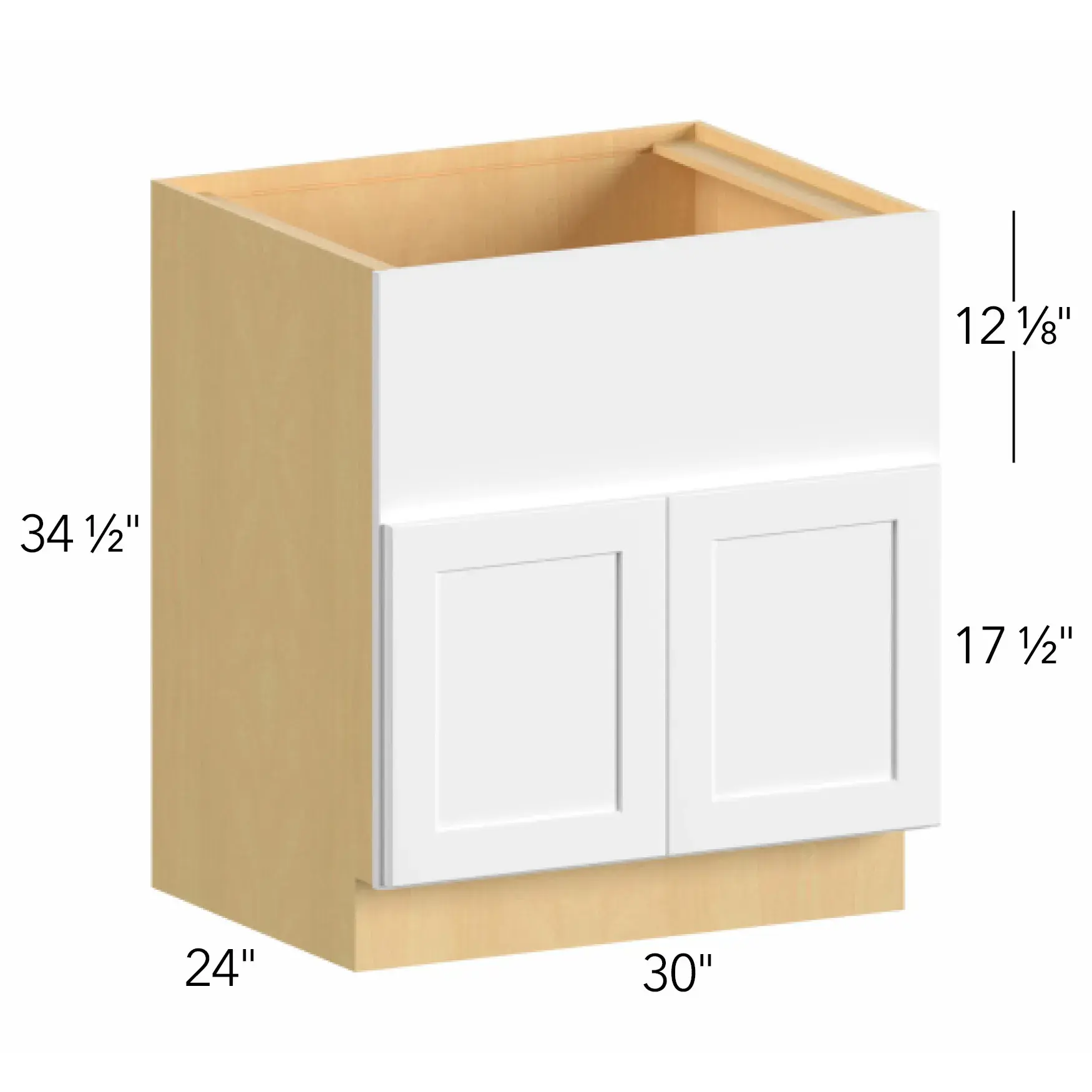 Allure® Galaxy Timber 30"W x 34.5"H x 24"D Specialty Base Cabinet (FS30)