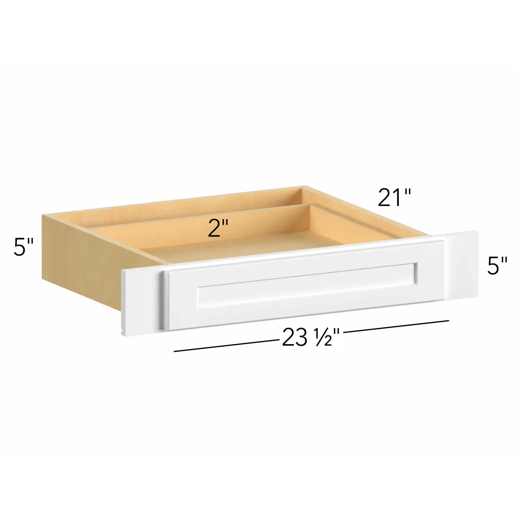 Allure® Galaxy Indigo 30"W x 5"H x 21"D Specialty Base Cabinet (KD30)