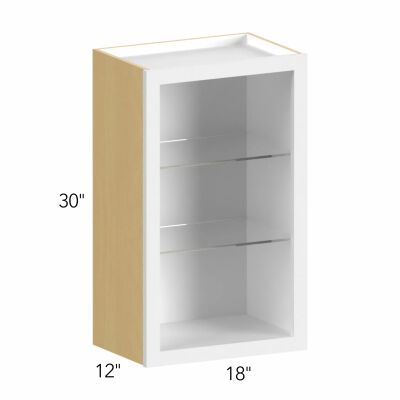 Allure® Galaxy Truffle 18"W x 30"H x 12"D Wall Cabinet (Glass Ready) (NDW1830)