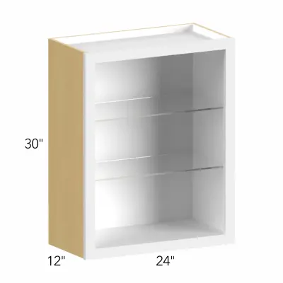 Allure® Luxe Desert Oak 24"W x 30"H x 12"D Wall Cabinet (Glass Ready) (NDW2430)