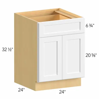 Allure® Galaxy Frost 24"W x 32.5"H x 24"D Base Cabinet (ADA-B24)