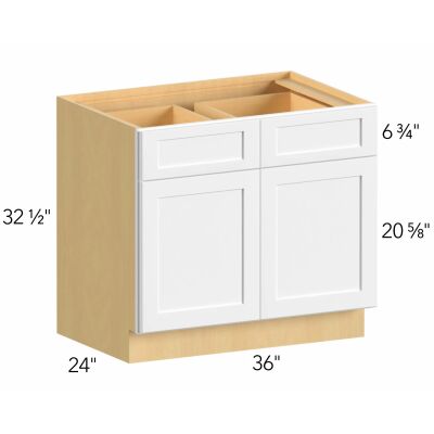 Allure® Galaxy Frost 36"W x 32.5"H x 24"D Base Cabinet (ADA-B36)