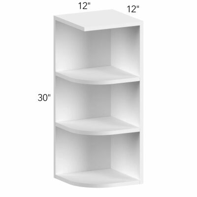 Allure® Galaxy Indigo 12"W x 30"H x 12"D Wall Open End Cabinet (OE1230)