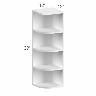 Allure® Galaxy Desert Oak 12"W x 39"H x 12"D Wall Open End Cabinet (OE1239)