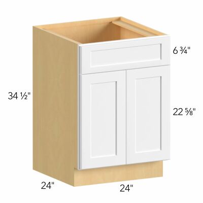 Allure® Galaxy Linen 24"W x 34.5"H x 24"D Sink Base Cabinet (SB24)