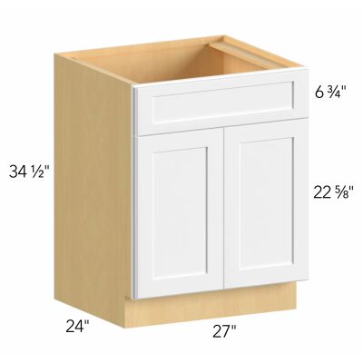 Allure® Galaxy Mocha 27"W x 34.5"H x 24"D Sink Base Cabinet (SB27)