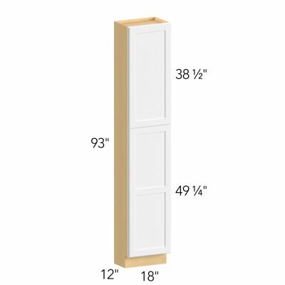 Allure® Galaxy Timber 18"W x 93"H x 12"D Tall Pantry Cabinet (TP181293)