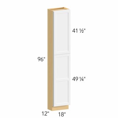 Allure® Galaxy Timber 18"W x 96"H x 12"D Tall Pantry Cabinet (TP181296)