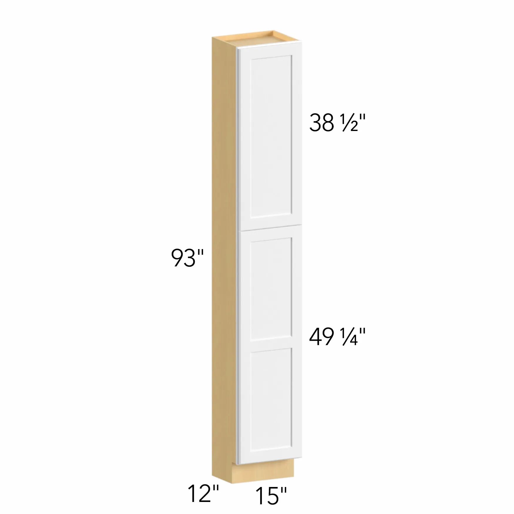 Allure® Galaxy Indigo 15"W x 93"H x 12"D Tall Pantry Cabinet (TP151293)