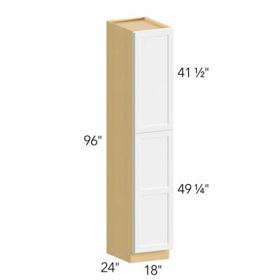 Allure® Galaxy Timber 18"W x 96"H x 24"D Tall Pantry Cabinet (TP182496)