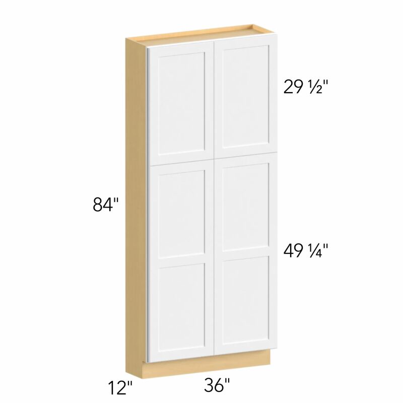 Allure® Fusion Timber 36"W x 84"H x 12"D Tall Pantry Cabinet (TP361284)