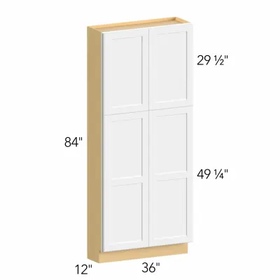 Allure® Fusion Timber 36"W x 84"H x 12"D Tall Pantry Cabinet (TP361284)