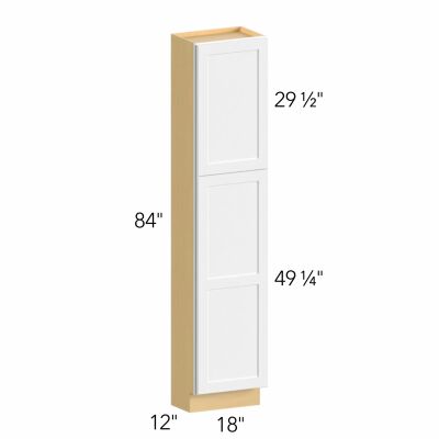 Allure® Echo Timber 18"W x 84"H x 12"D Tall Pantry Cabinet (TP181284)