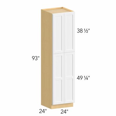 Illume® Tuscany Olmo 3 24"W x 88.5"H x 24"D Tall Pantry Cabinet (TP242493)