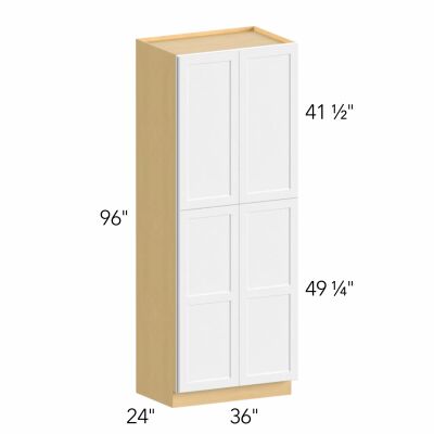 Allure® Echo Timber 36"W x 96"H x 24"D Tall Pantry Cabinet (TP362496)
