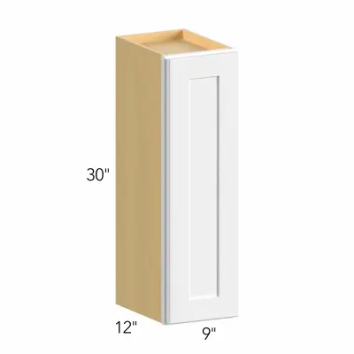 Allure® Fusion Oyster 9"W x 30"H x 12"D Wall Cabinet (W0930)