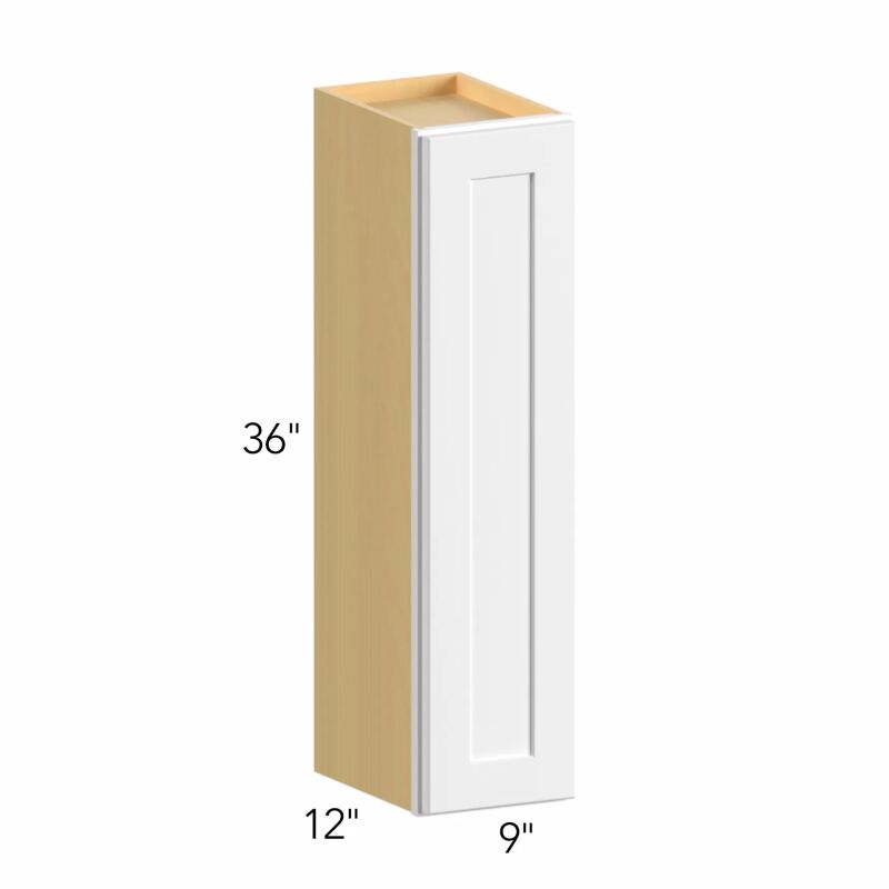 Allure® Fusion Dove 9"W x 36"H x 12"D Wall Cabinet (W0936)