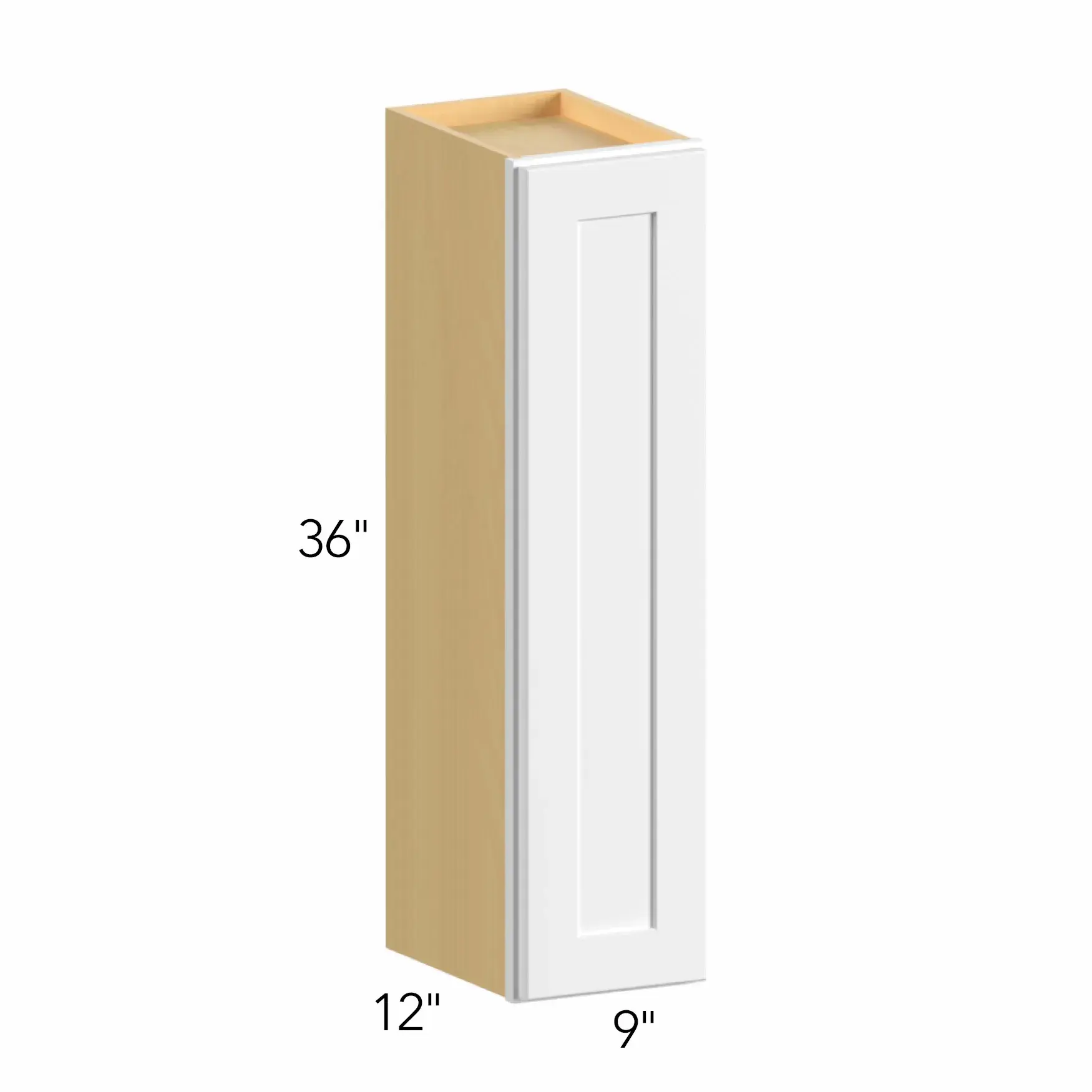 Allure® Galaxy Linen 9"W x 36"H x 12"D Wall Cabinet (W0936)